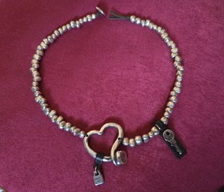 Collana UNOde50 cuore argento