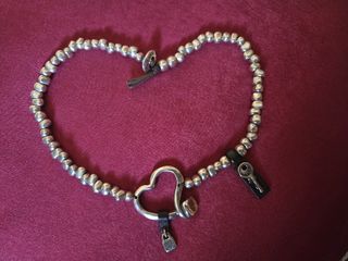 Collana UNOde50 cuore argento