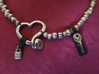 Collana UNOde50 cuore argento