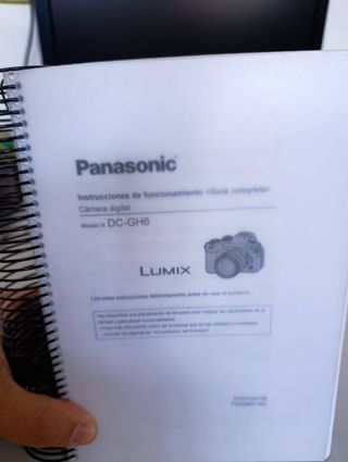 Manual Cámara Panasonic Lumix DC-GH6