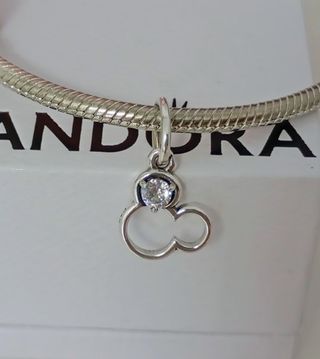 Charm Pandora Mickey Mouse Plata