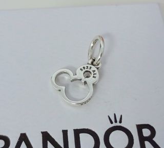 Charm Pandora Mickey Mouse Plata