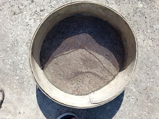 Criba antigua de madera