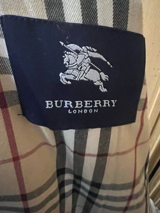 Trench Burberry - Abrigo negro 