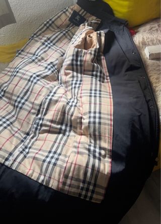Trench Burberry - Abrigo negro 