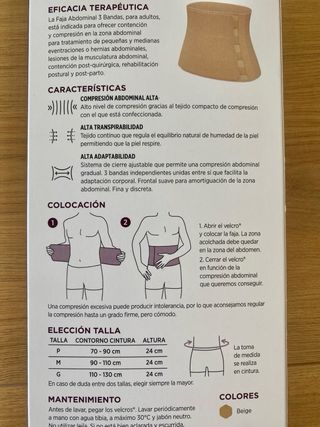Faja Abdominal Farmalastic - Talla M