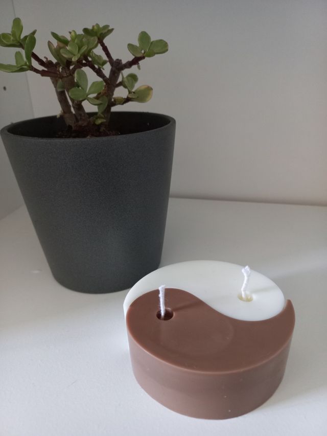 Vela aromática Yin Yang