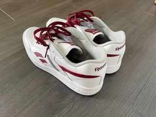 Reebok BB4000 II - Blancas y granates - Talla 47