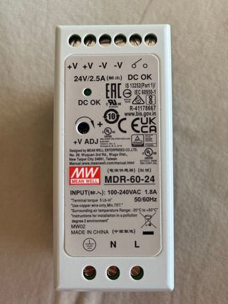 Fuente alimentación MEAN WELL MDR-60-24