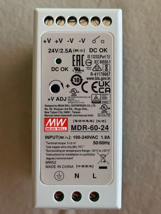 Fuente alimentación MEAN WELL MDR-60-24