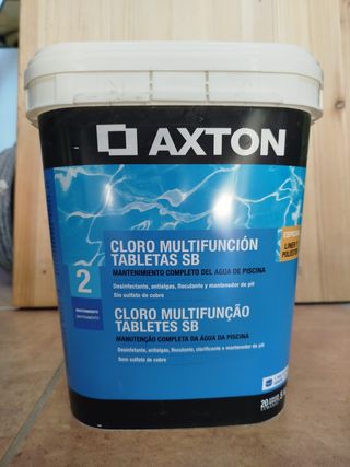 Tabletas Cloro Axton 5kg - Piscinas