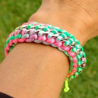 Pulsera flúor multicolor