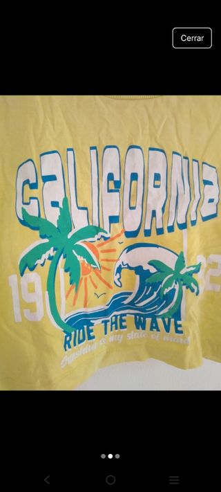 Camisetas California - Amarilla