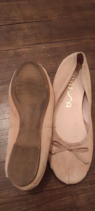 Manoletinas Unisa beige