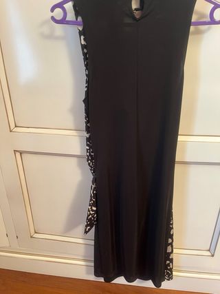 Vestido corto estampado animal print