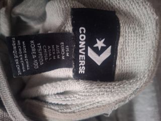  sudadera Converse gris y azul M/L