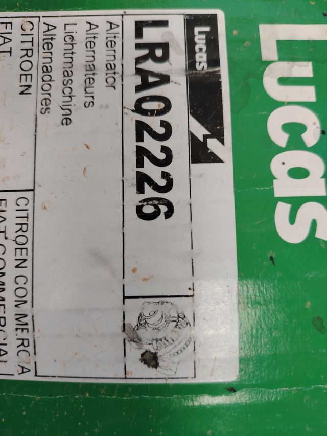 Alternador Lucas LRA02226