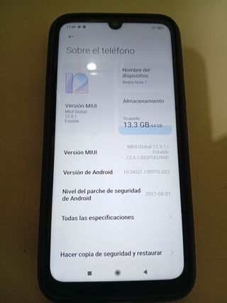 Xiaomi Redmi Note 7 - funda incluida
