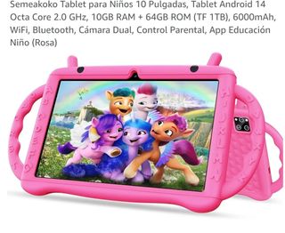 Tablet Infantil Semeakoko 10" Rosa