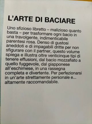 "L' arte di baciare" di William Cane