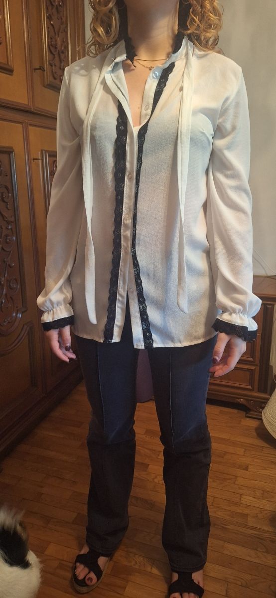 Camicia bianca elegante donna