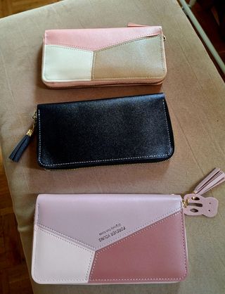 Monederos mujer - Pink & Black