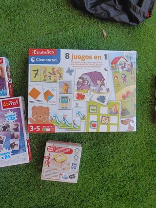 Puzzles Masha y el Oso + Granja Elsa y ana, etc