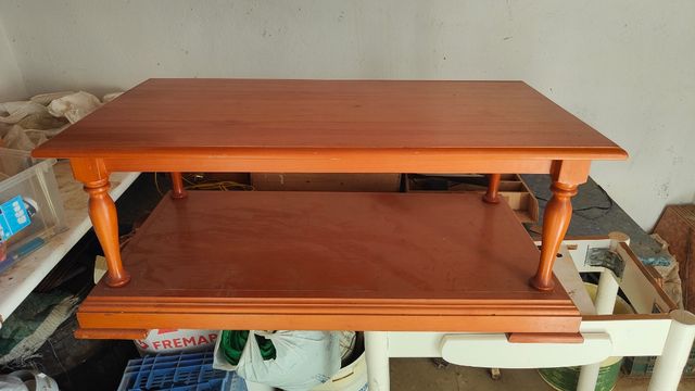 Mesa centro madera provenzal