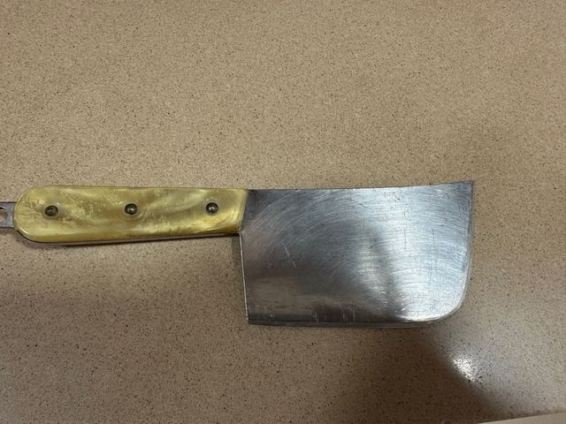 Machete Cocina Vintage con mango de nacar