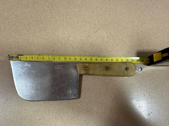 Machete Cocina Vintage con mango de nacar