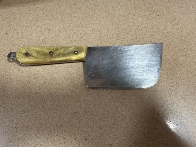 Machete Cocina Vintage con mango de nacar