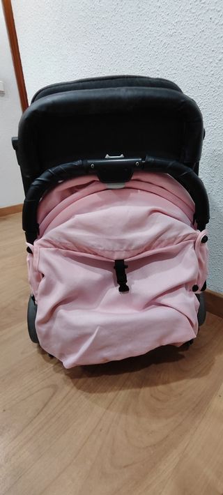 Silla paseo bebé rosa