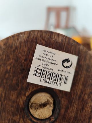 Espejo tocador madera Portico