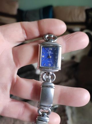 Reloj mujer Minister azul plata