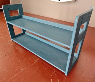 Estantería 2 niveles - Azul