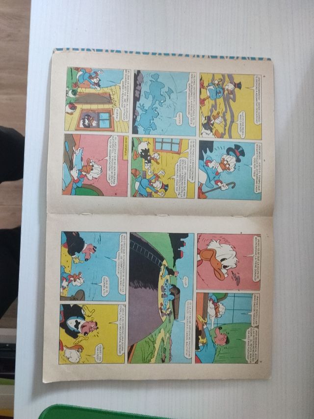 Comic Año 1979. Un pato que echa chispas.