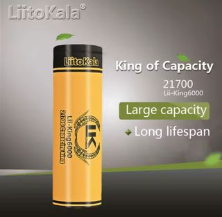 LIITOKALA 21700 6000mAh bateria de litio