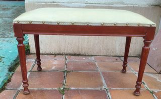 Banco descalzadora madera vintage