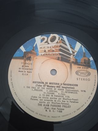 Vinilo Alan Parsons Project