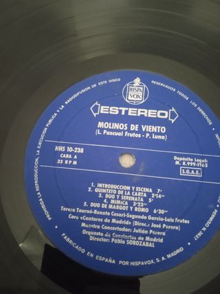 Molinos de Viento - Hispavox LP