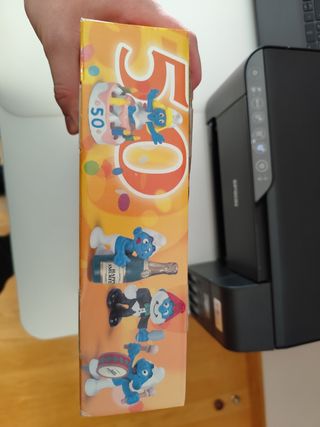 Caja Pitufos Schleich 50 Aniversario