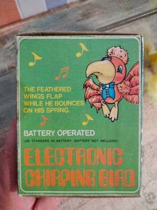 Pájaro electrónico antiguo