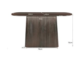 Mesa consola Moloo SIENNE - Madera artesanal NUEVA