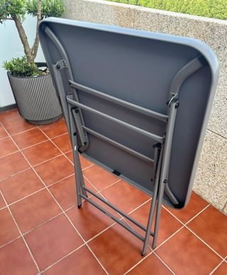 Mesa plegable jardín - Gris