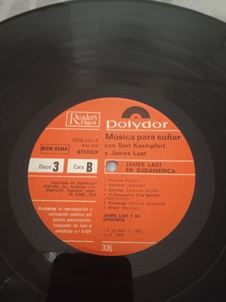 Vinilo James Last Música para soñar