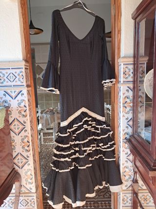 Traje Flamenca Negro - Talla 42