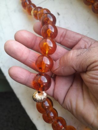 Collana ambra vintage