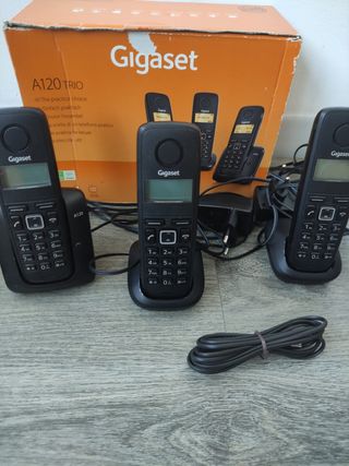 Gigaset A120 Trio - 3 Teléfonos inalámbricos