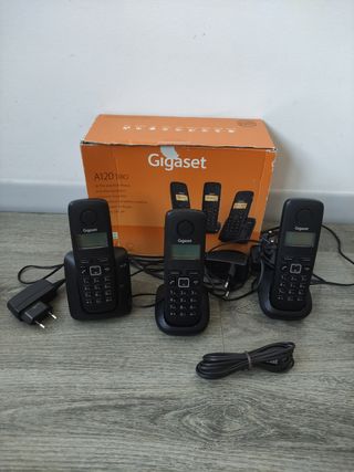 Gigaset A120 Trio - 3 Teléfonos inalámbricos