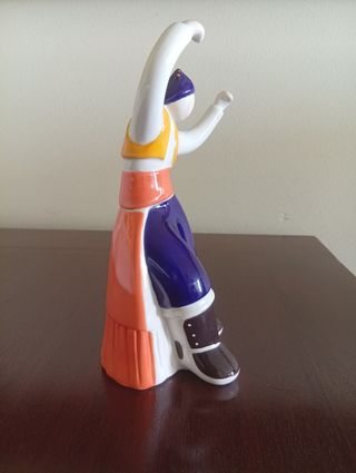 Figura cerámica tradicional gallega Galos